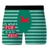 Artwrap Frankly Funny Christmas Mens Funny Briefs Boxer Shorts - Fun Ride Costume