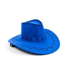 JD Party Cowboy Hat - Fluro Royal Blue By Theme