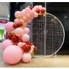 Everything Party Birthday Balloon Garland On 2m Metal Circle Mesh Stand