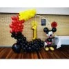 Everything Party Balloons Mickey Mouse Theme Balloon Garland With 2m Circle Mesh Stand
