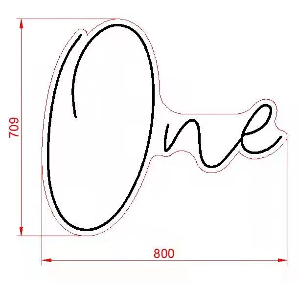 Everything Party All Birthday Party Hire - 1st Birthday ONE Neon Light Sign Party Decoration