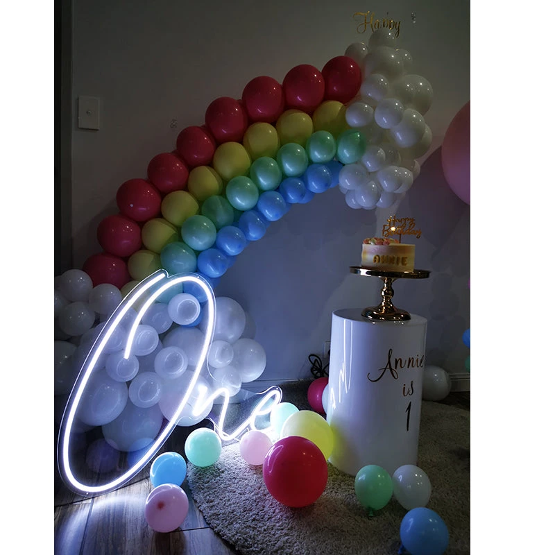 Everything Party All Birthday Party Hire - 1st Birthday ONE Neon Light Sign Party Decoration