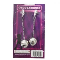 JD Party Mini Disco Ball Earring Clip On By Theme