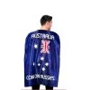 JD Party Adult Aussie Cape Australian Flag Design