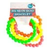 JD Party By Event 80s Neon Bracelets Beads Mixed