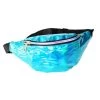 JD Party Iridescent Fanny Pack Bum Bag - Blue
