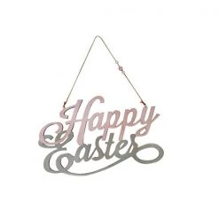 Austwide By Event Happy Easter Script Wooden Sign