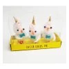Artwrap By Event 3pk Craft Plush Easter Chicks With Unicorn Horn