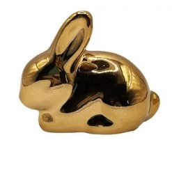 Artwrap Easter Decoration Gold Ceramic Bunny