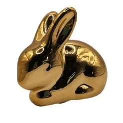 Artwrap Easter Decoration Gold Ceramic Bunny