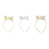 JD Party Deluxe Metal Bride Headband By Theme