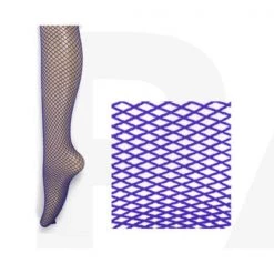 JD Party By Theme Fishnet Pantyhose - Purple