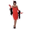Oceana Adult 1920's Red Flapper Costume