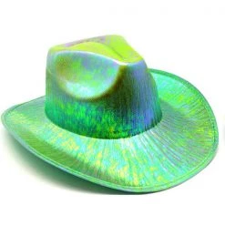 JD Party Metallic Cowboy Hat - Green