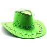 JD Party Cowboy Hat - Fluro Green By Theme