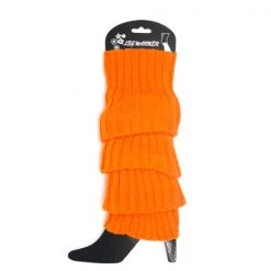 Everything Party Leg Warmers - Orange