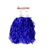 Oceana Metallic Cheerleader Pom Pom - Blue School Book Week Costume