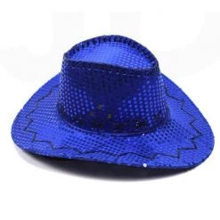 Everything Party By Theme Sequin Cowboy Hat - Blue