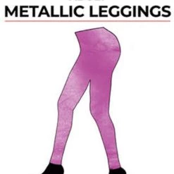 JD Party Mardi Gras 1980's Metallic Legging (7 Colours)
