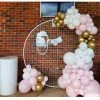 Everything Party 1st Birhday Balloon Garland With 2m Circle Mesh Stand And Neon Sign Balloons