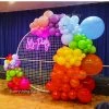 Everything Party Graduation Party Balloon Garland With Neon Sign