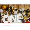 Everything Party 1st Birthday Balloon Garland With 1m LED Letter Lights Balloons