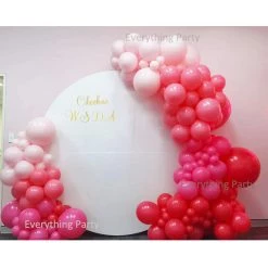 Everything Party Balloons Balloon Garland With 2m Acrylic White Backdrop