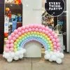 Everything Party Balloons Pastel Rainbow Balloon Garland
