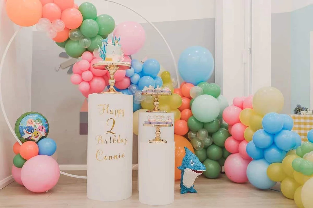 Everything Party Under The Sea Theme Balloon Wall And Balloon Garland Set Balloons