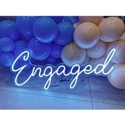 Everything Party Party Hire - Engaged Neon Light Sign Party Decoration By Event