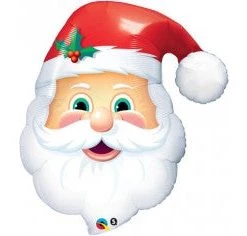 32" Qualatex Santa Shape Foil Balloon Balloons