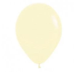 Qualatex Balloons 11" DTX Plain Latex Balloon - Pastel Matte Yellow