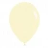 Qualatex 5" DTX Plain Latex Balloon - Pastel Matte Yellow