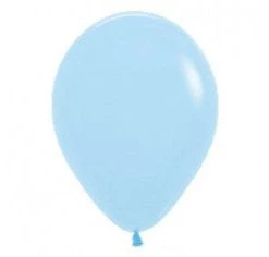 Qualatex Balloons 5" DTX Plain Latex Balloon - Pastel Matte Blue