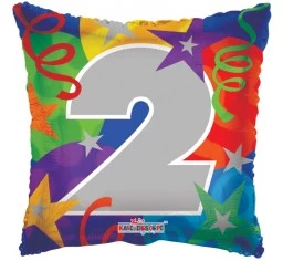 Everything Party Balloons 18" 2nd Birthday Pillow Shape Foil Balloon