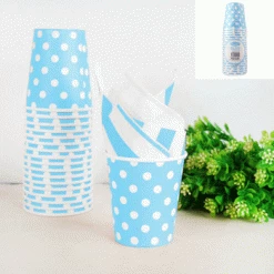 Everything Party 20pk Paper Cups - Blue Dot
