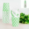 Everything Party 20pk Paper Cups - Green Dot All Birthday