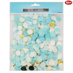 Everything Party 20g Luxe Confetti - Blue & White & Gold