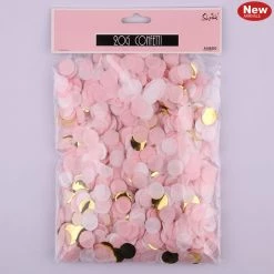 Everything Party Balloons 20g Luxe Confetti - Pink & White & Gold