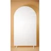 Everything Party All Birthday Party Hire - 2.1m*1.2m White Metal Frame With White Acrylic Arch Backdrop
