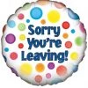 Qualatex 18" Okatree Sorry You Are Leaving Foil Balloon Balloons