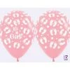 Everything Party 11" DTX It's A Girl Footprints Latex Balloon Balloons