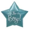 Northern Star 22" It's A Boy Light Blue Star Shape Foil Balloon