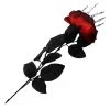 Everything Party Halloween Fake Rose With Skeleton Hand By Event