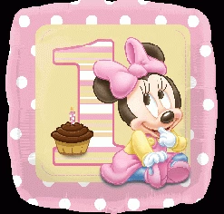 Everything Party 18" Licensed Minnie Mouse 1st Birthday Foil Balloon