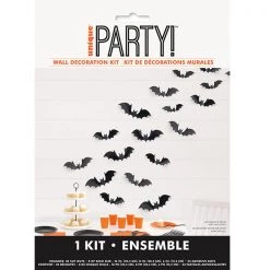 Everything Party Halloween Flying Bat Wall Decoration Kit Balloons