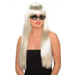 Everything Party Wig - Deluxe Pop Star Blonde Long Wig By Theme
