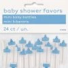 Meteorparty 24pc Mini Baby Bottles - Blue