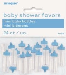 Meteorparty 24pc Mini Baby Bottles - Blue