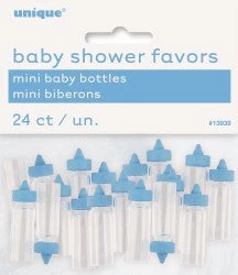 Meteorparty 24pc Mini Baby Bottles - Blue